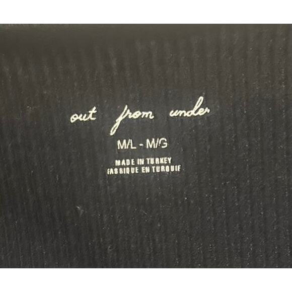 Urban Outfitters Out From Under Go For Gold Seamless Fitted Top Black sz. M/L - Picture 5 of 5